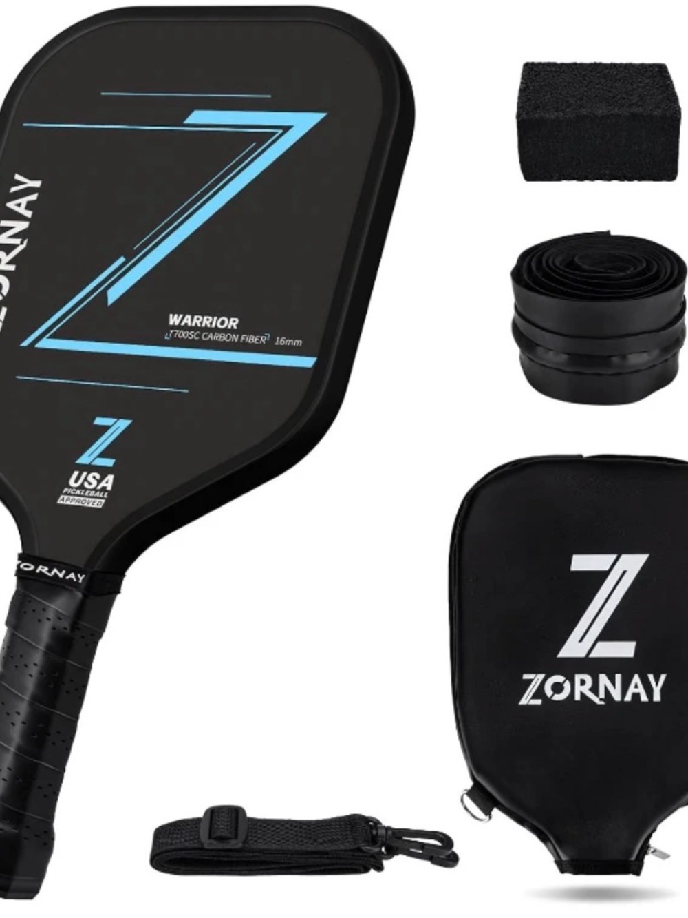 T700 Pickleball Paddles,16Mm Pickleball Paddles, USAPA Approved Carbon Lightweig